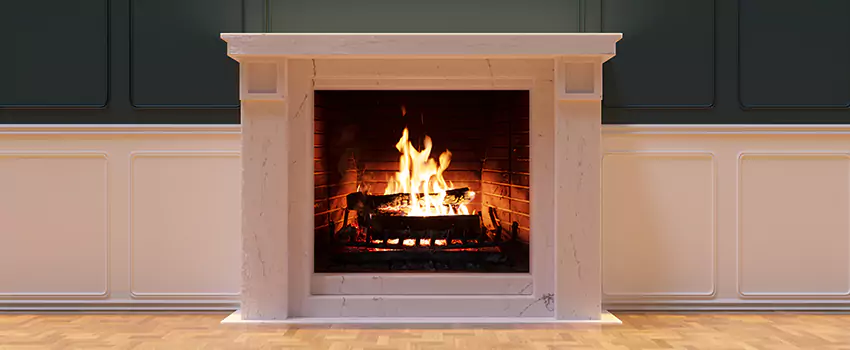 Open Flame Wood-Burning Fireplace Installation Services in Downey, California